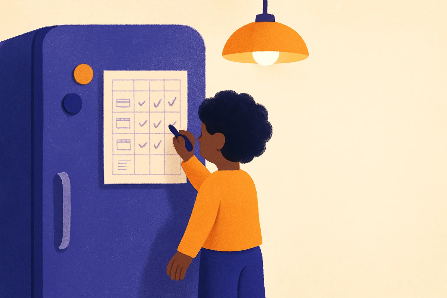 Illustrated banner for the Chores section.